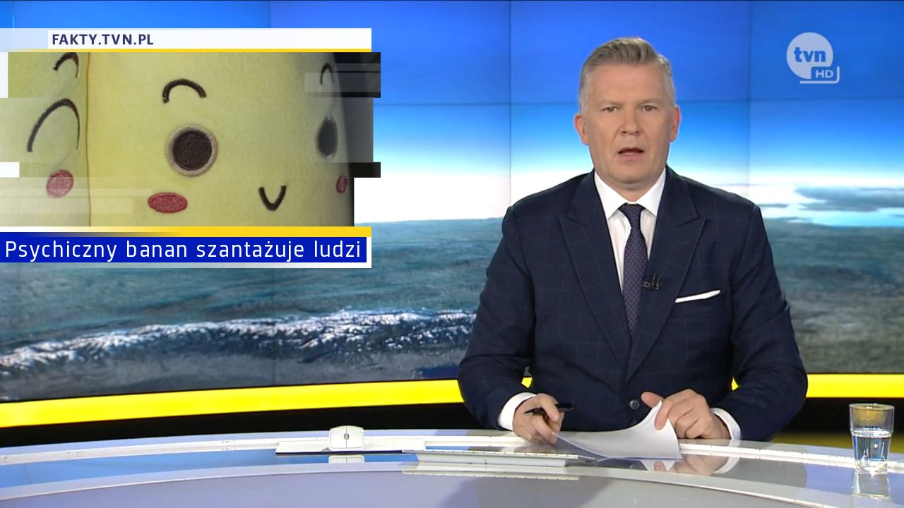 Psychiczny banan szantażuje ludzi 