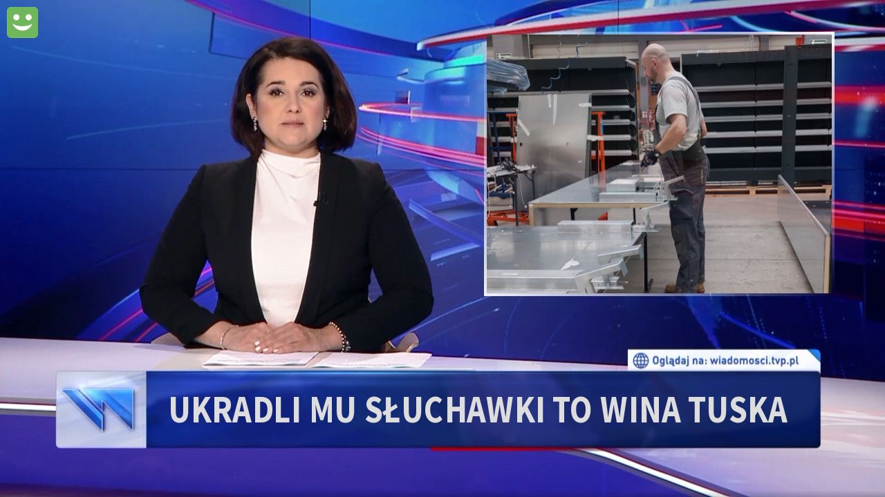 Ukradli mu słuchawki to wina Tuska