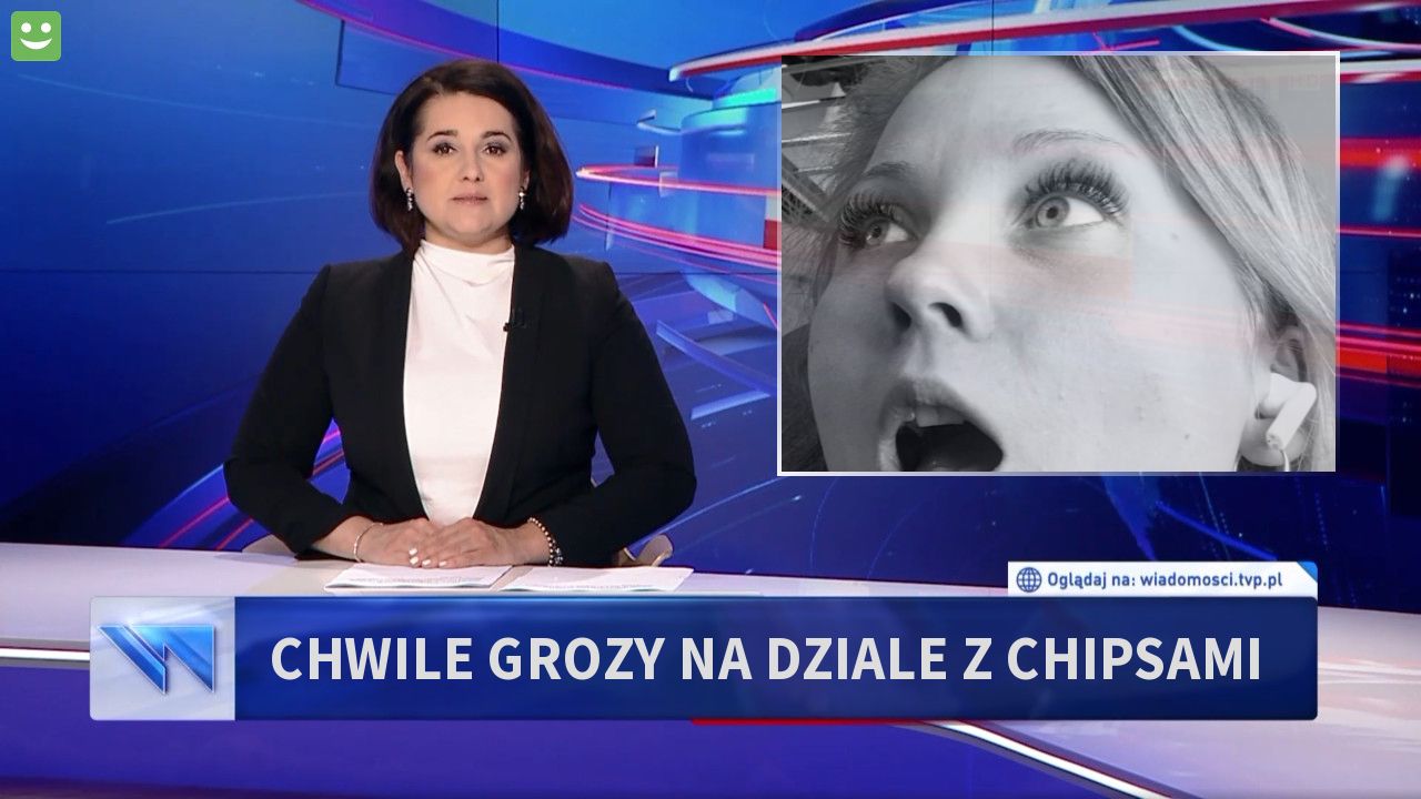 Chwile grozy na dziale z chipsami