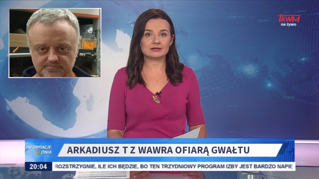 Arkadiusz T z Wawra ofiarą gwałtu 