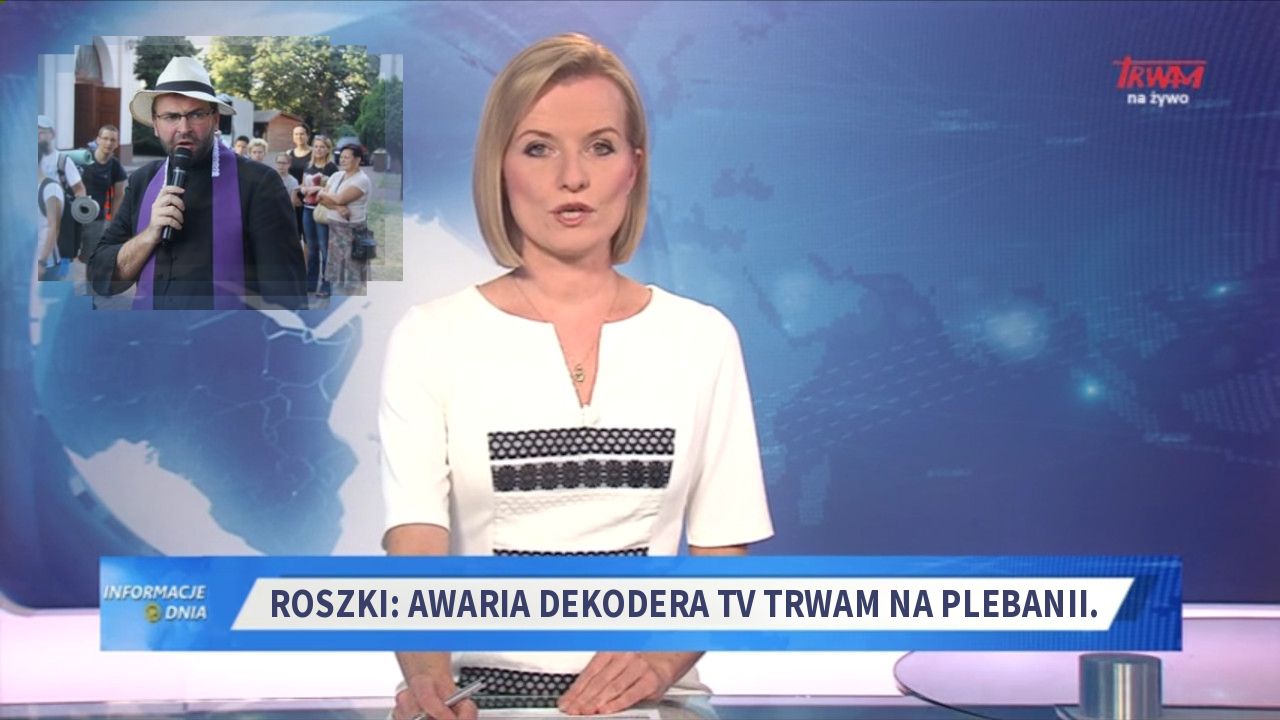 ROSZKI: Awaria dekodera TV TRWAM na plebanii.