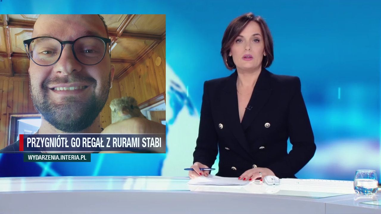 PRZYGNIÓTŁ GO REGAŁ Z RURAMI STABI