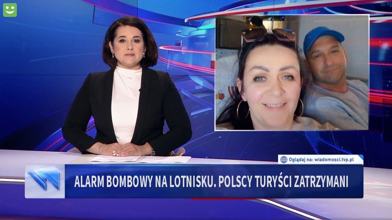 Alarm bombowy na lotnisku. Polscy turyści zatrzymani