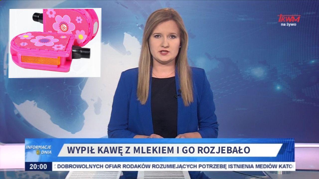 Wypił kawę z mlekiem i go rozjebało