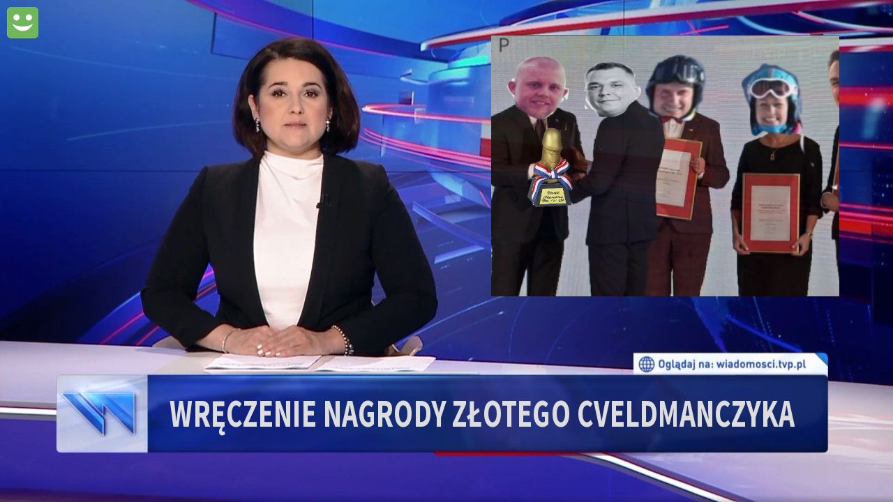 Wręczenie nagrody złotego cveldmanczyka