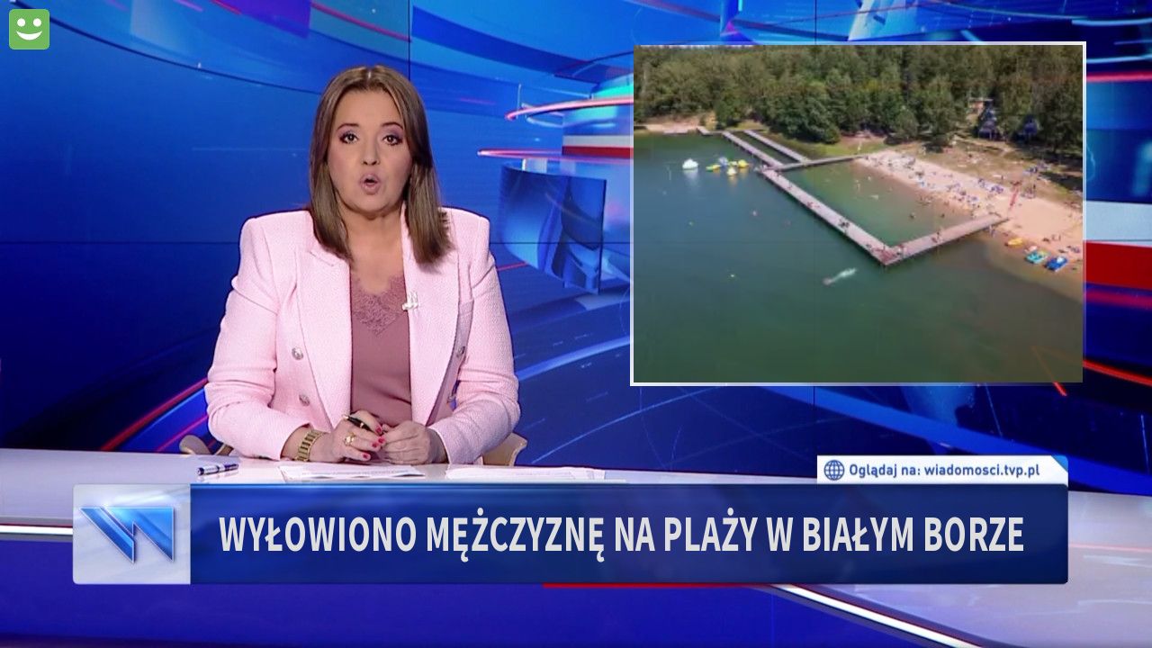 Wyłowiono mężczyznę na plaży w Białym Borze