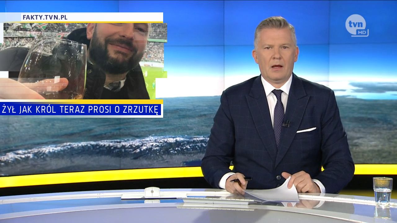 ŻYŁ JAK KRÓL TERAZ PROSI O ZRZUTKĘ 