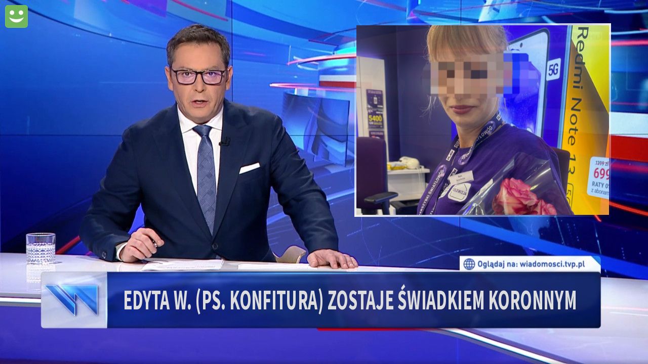 Edyta W. (Ps. Konfitura) zostaje świadkiem koronnym