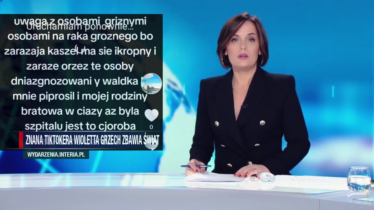 Znana tiktokera Wioletta Grzech zbawia świat