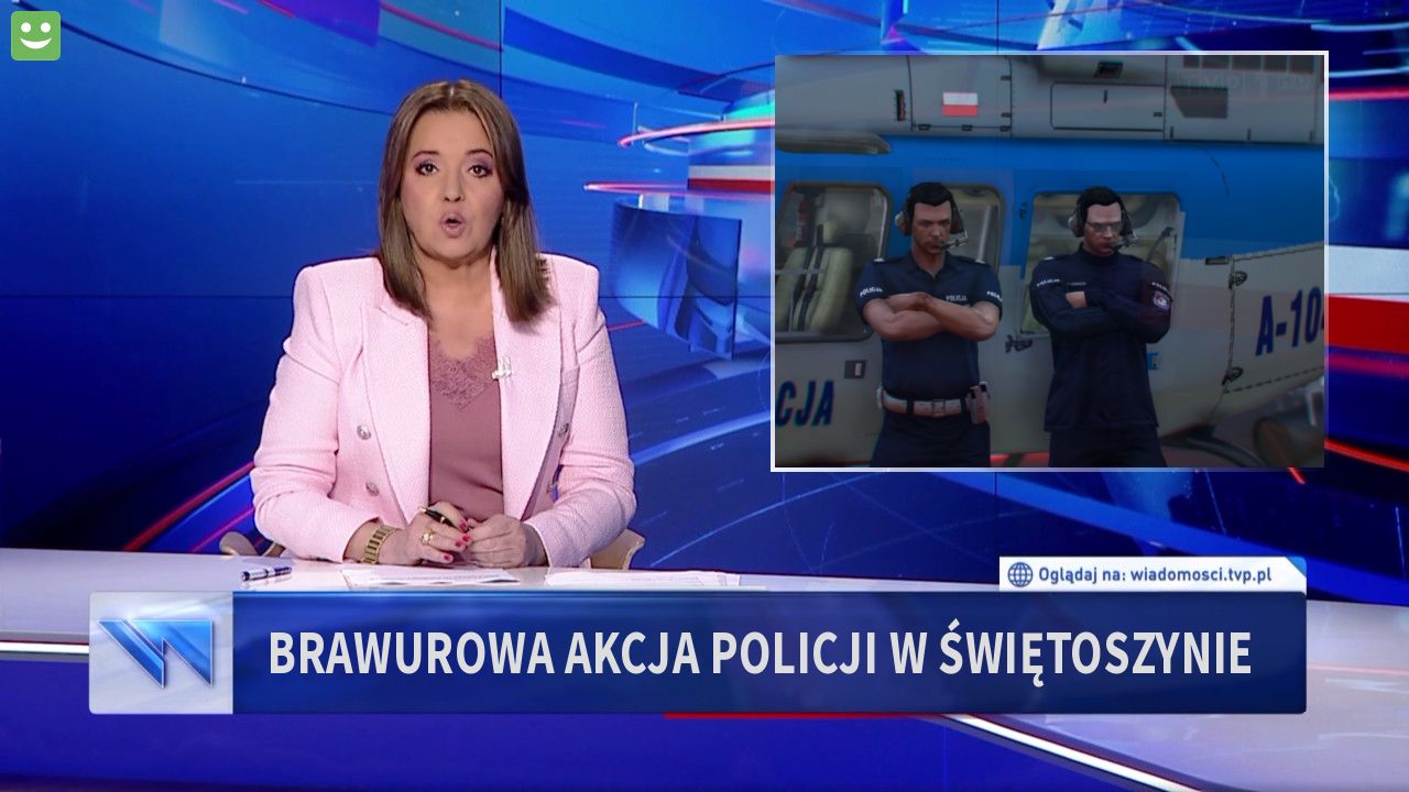 brawurowa akcja policji w świętoszynie