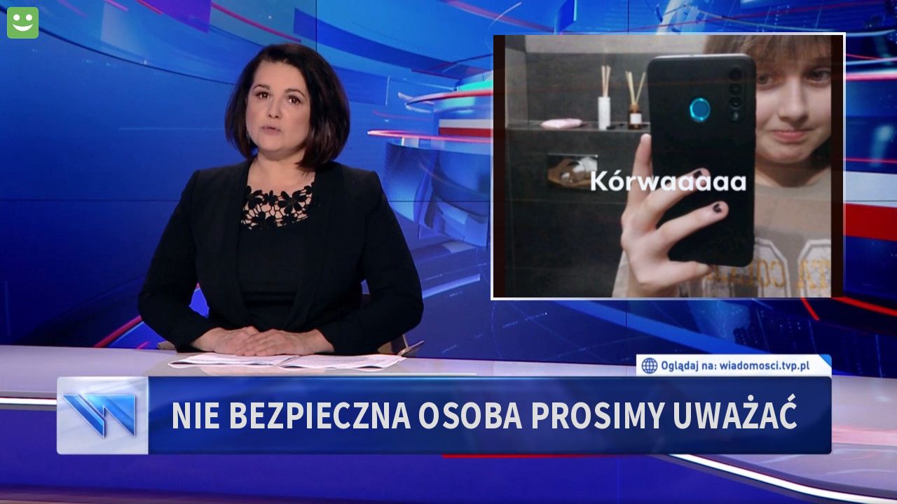 Nie bezpieczna osoba prosimy uważać 