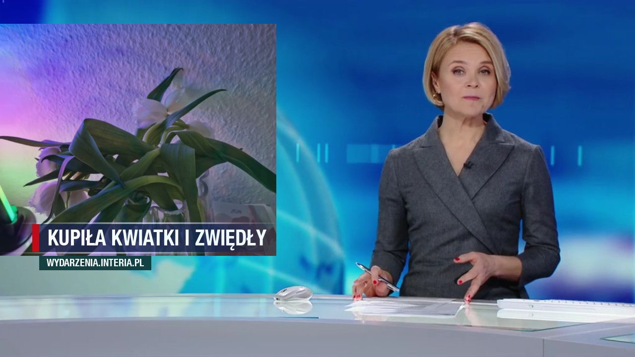 Kupiła kwiatki i zwiędły 