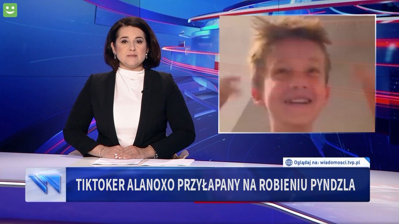  Tiktoker ALANOXO przyłapany na robieniu pyndzla