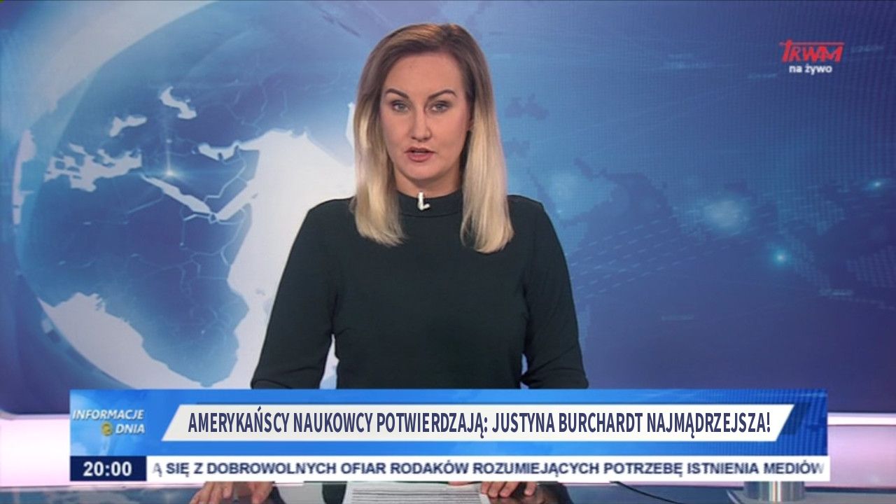 aMERYKAŃSCY NAUKOWCY POTWIERDZAJĄ: jUSTYNA bURCHARDT NAJMĄDRZEJSZA!