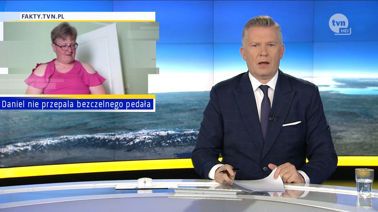 Daniel nie przepala bezczelnego pedała