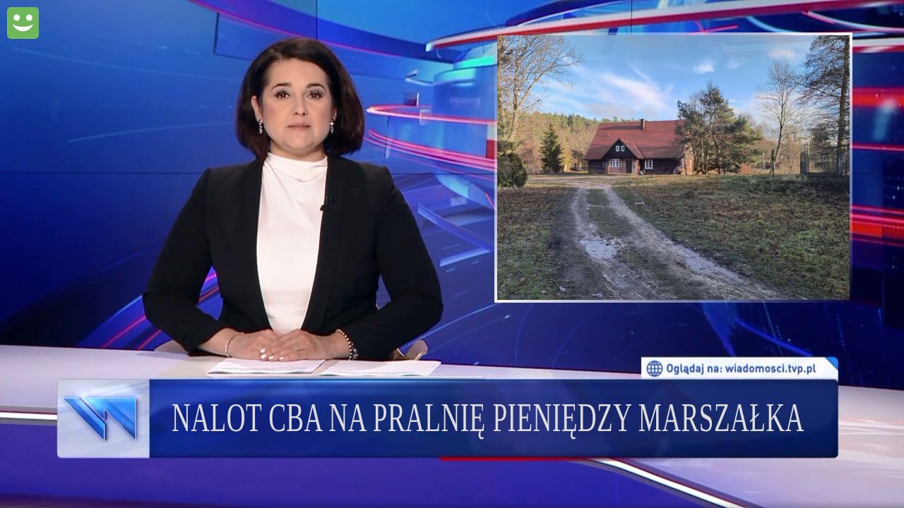 Nalot CBA na pralnię pieniędzy marszałka 