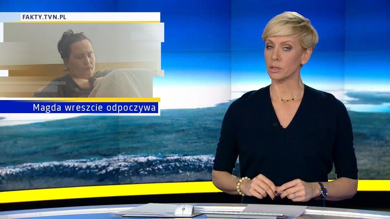 Magda wreszcie odpoczywa