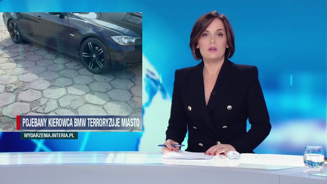 Pojebany kierowca BMW terroryzuje miasto 