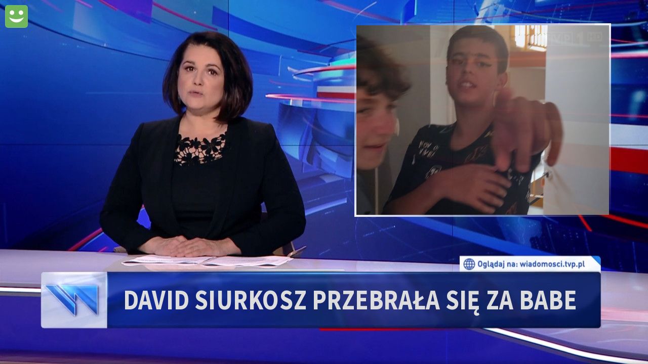 David siurkosz przebrała się za babe