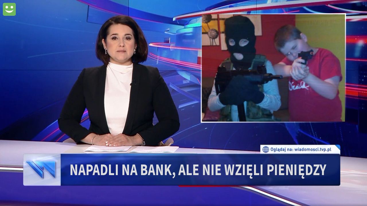 Napadli na bank, ale nie wzięli pieniędzy