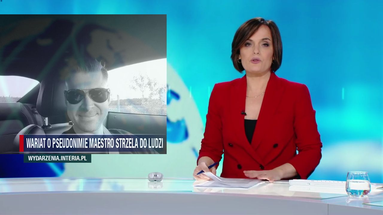 Wariat o pseudonimie maestro strzela do ludzi