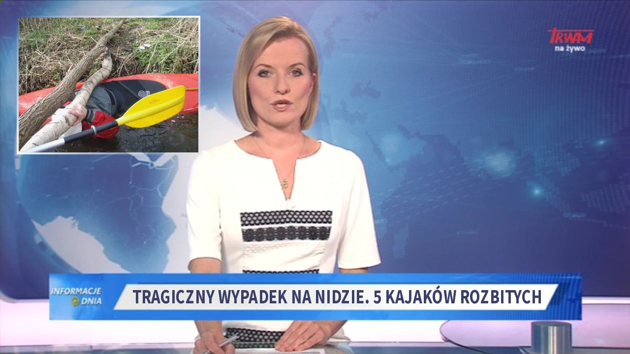 Tragiczny wypadek na nidzie. 5 kajaków rozbitych