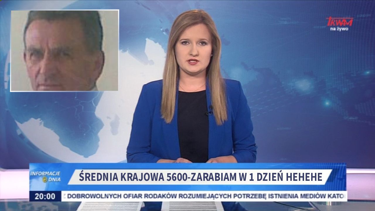 Średnia krajowa 5600-zarabiam w 1 dzień hehehe