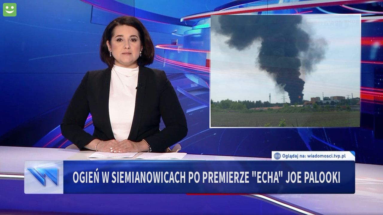 ogień w siemianowicach po premierze "echa" joe palooki