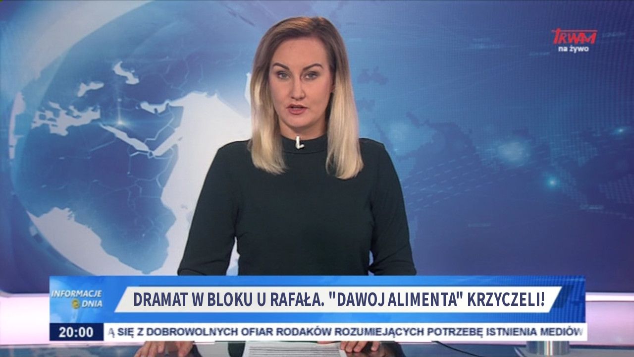 Dramat w bloku u Rafała. "Dawoj alimenta" krzyczeli!