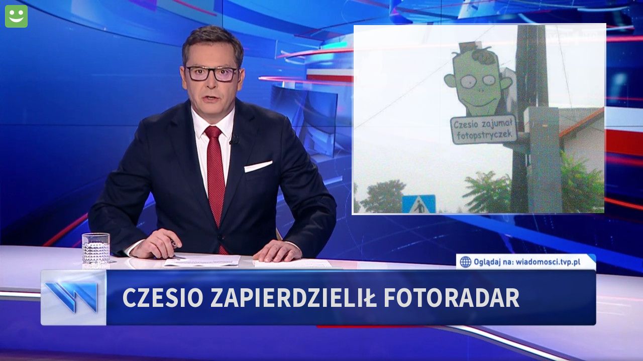 Czesio zapierdzielił fotoradar