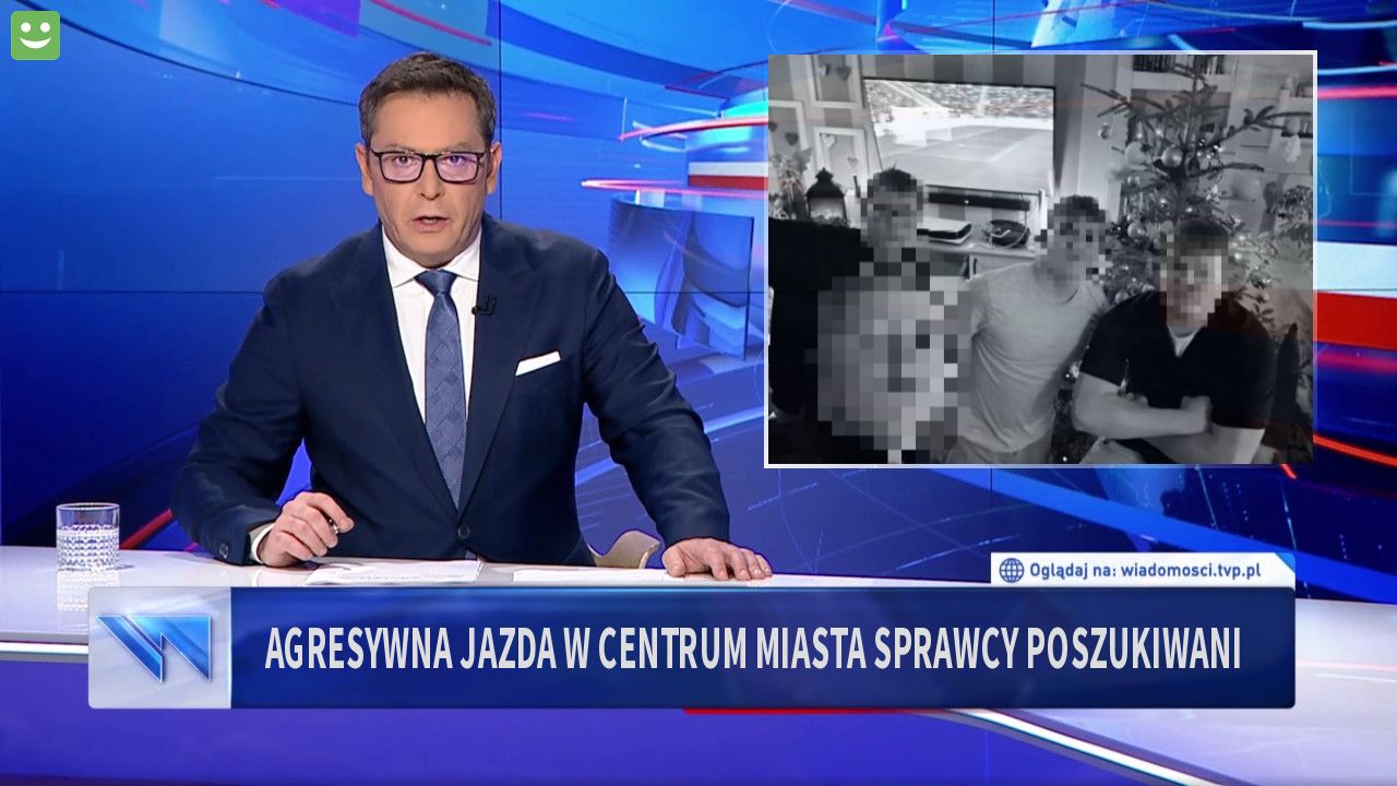 agresywna jazda w centrum miasta sprawcy poszukiwani