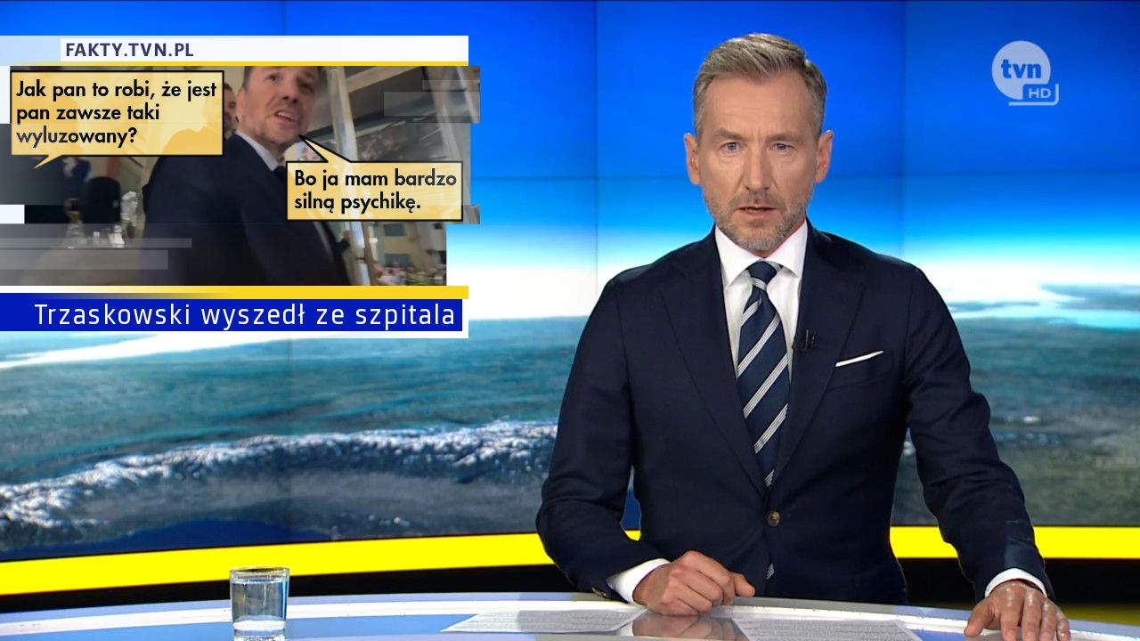 Trzaskowski wyszedł ze szpitala