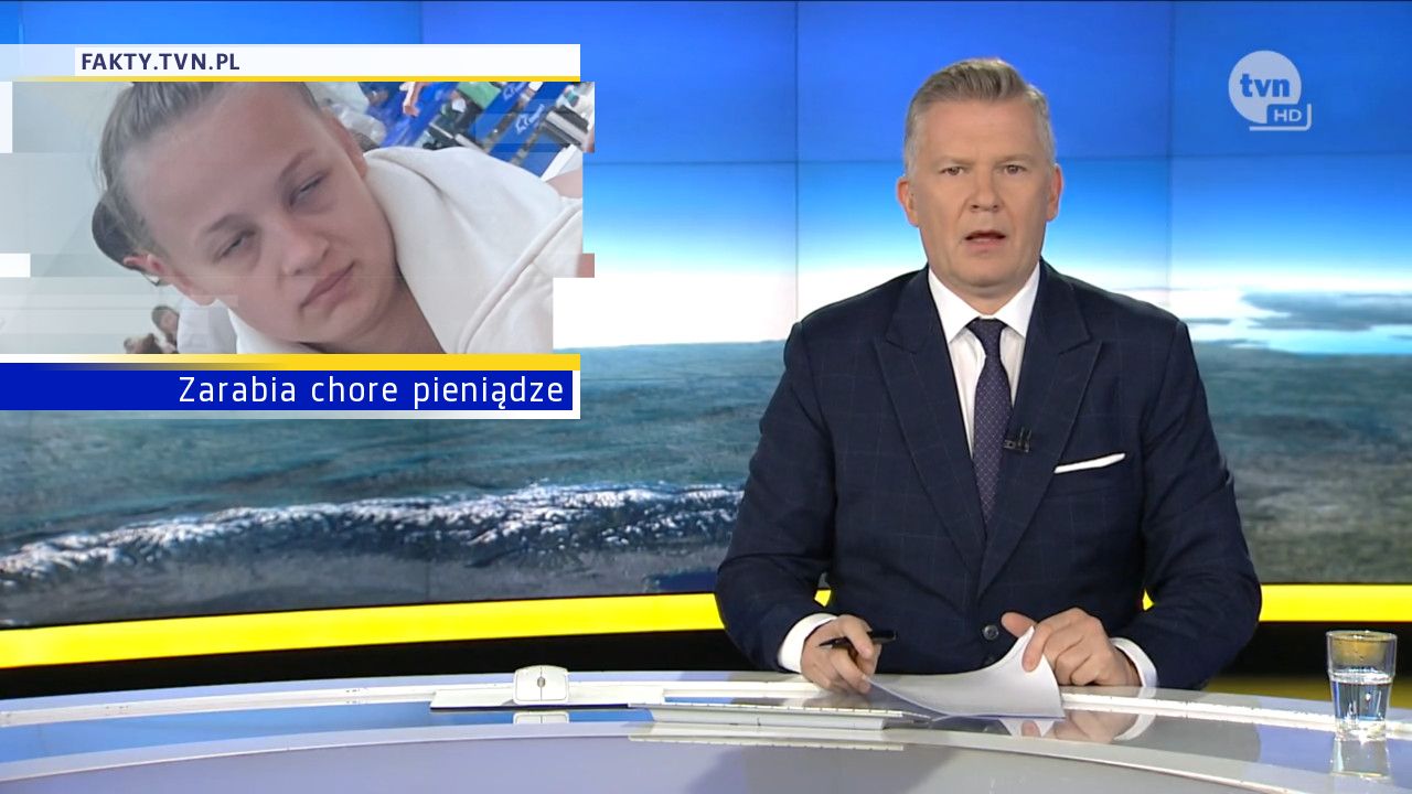 Zarabia chore pieniądze 