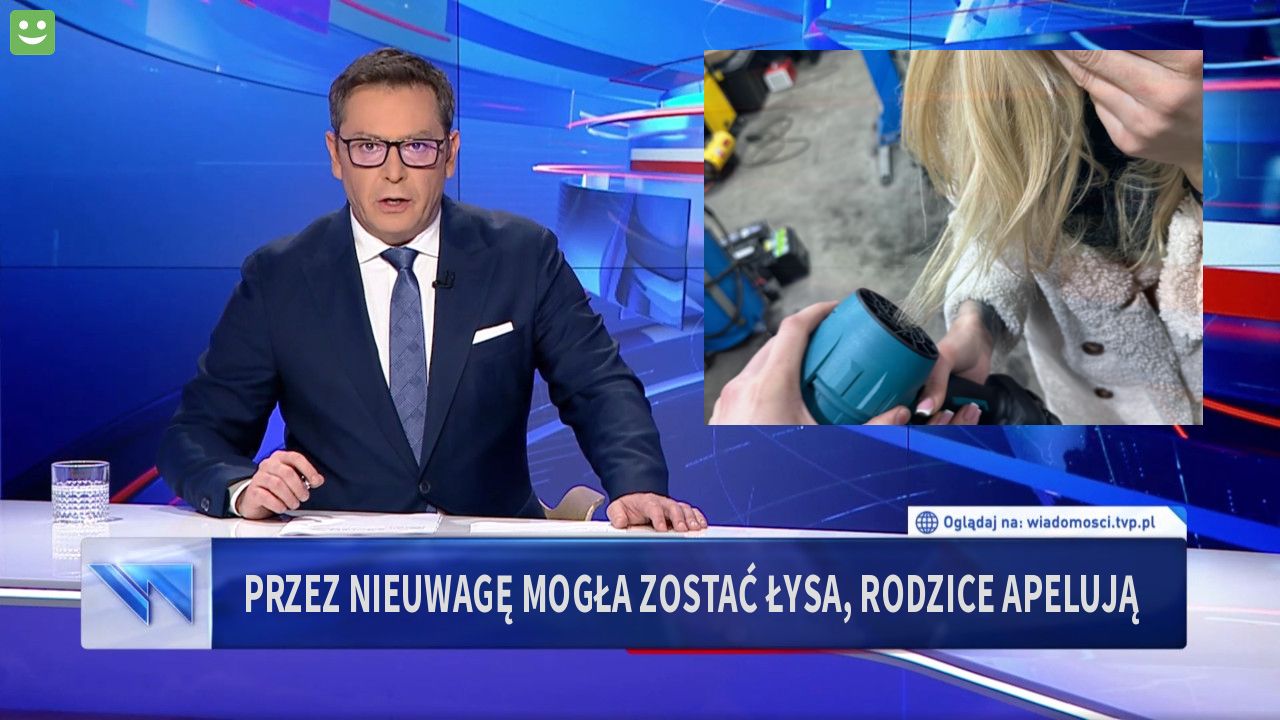 Przez nieuwagę mogła zostać łysa, rodzice apelują