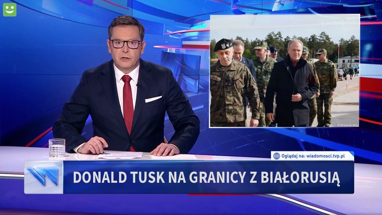 Donald Tusk na Granicy z białorusią