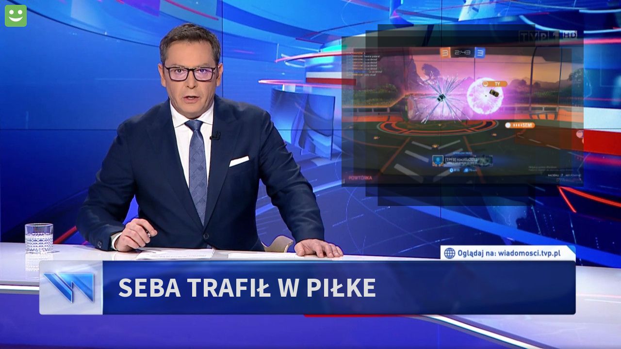 SEBA TRAFIŁ W PIŁKE 