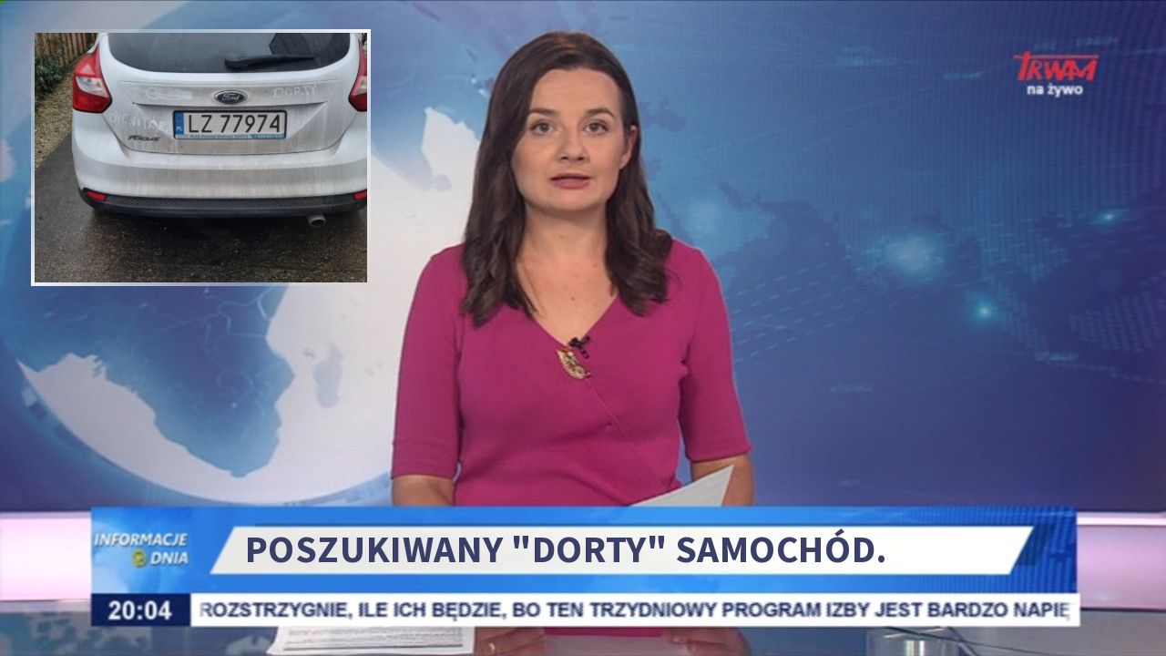 Poszukiwany "Dorty" Samochód.