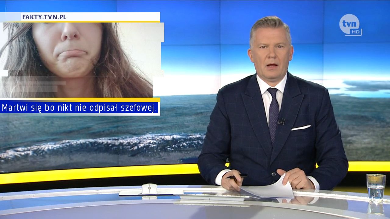 Martwi się bo nikt nie odpisał szefowej.