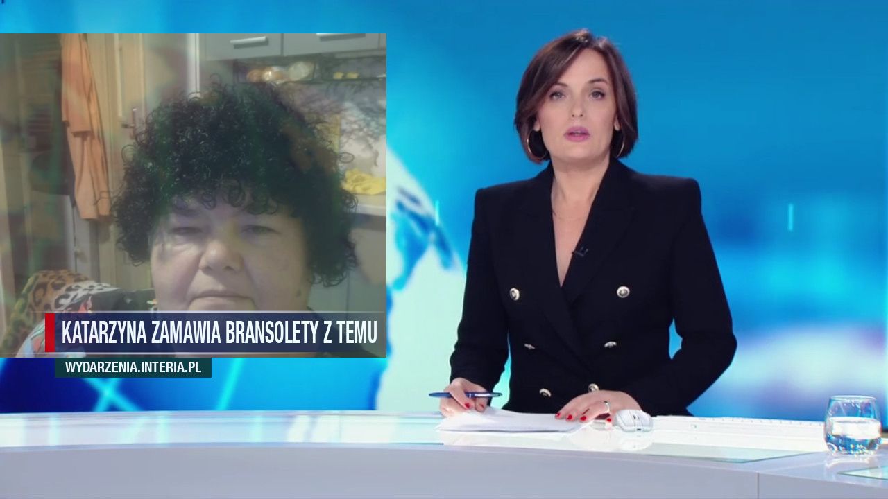 Katarzyna zamawia bransolety z temu