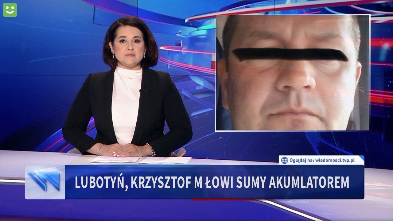 Lubotyń, Krzysztof m łowi sumy akumlatorem