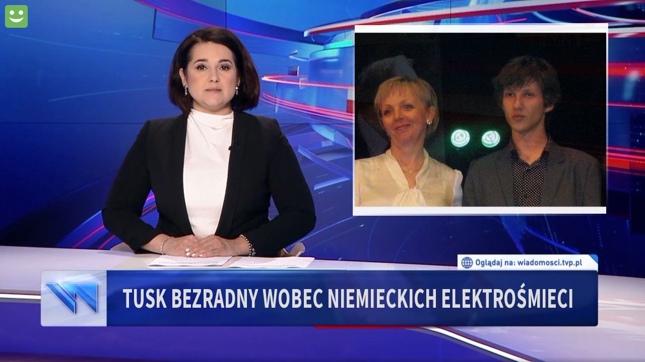 TUSK BEZRADNY WOBEC NIEMIECKICH ELEKTROŚMIECI