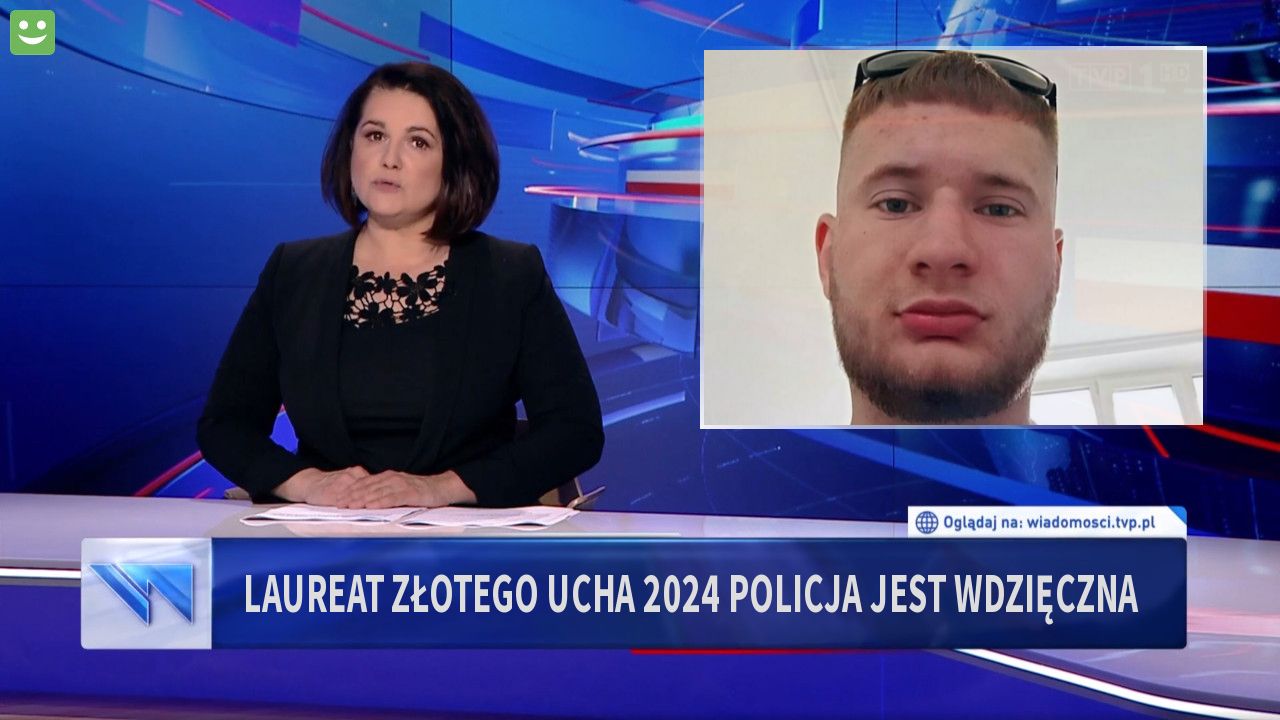 Laureat Złotego Ucha 2024 Policja jest wdzięczna