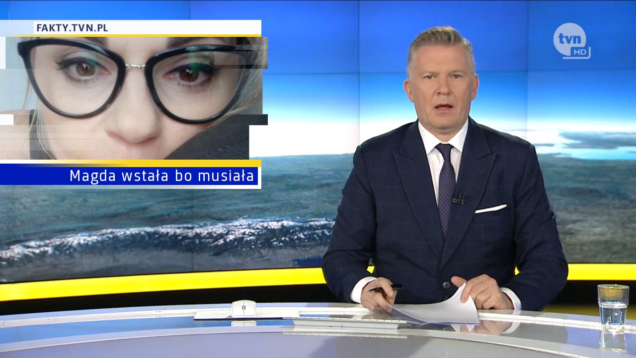 Magda wstała bo musiała 