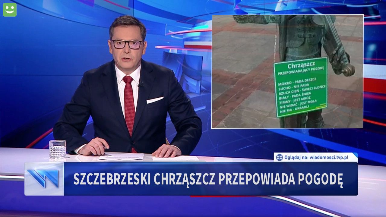 Szczebrzeski chrząszcz przepowiada pogodę 