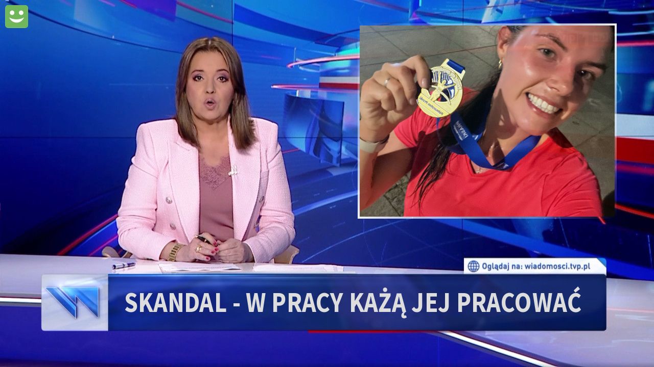 Skandal - w pracy każą jej pracować