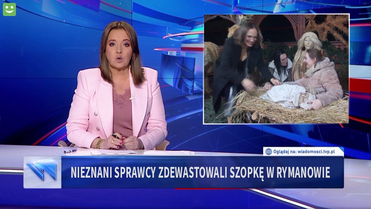 NIeznani sprawcy zdewastowali szopkę w Rymanowie