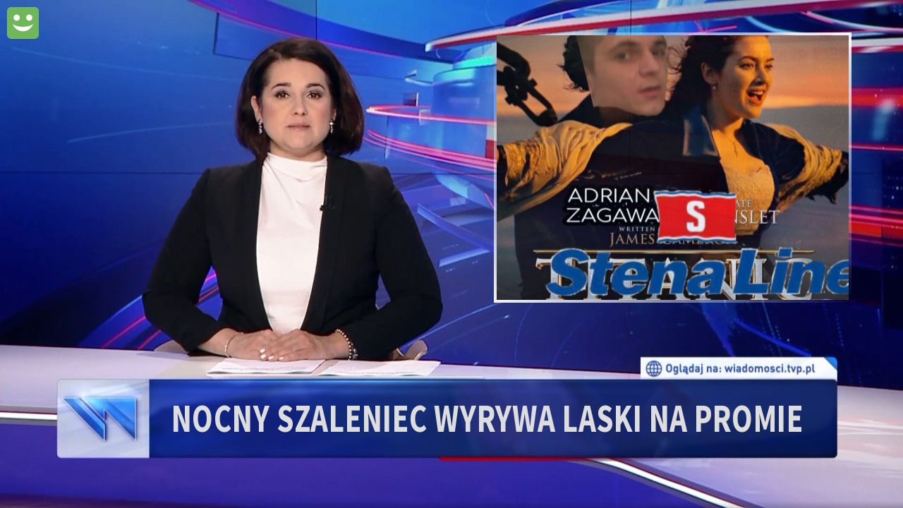 Nocny szaleniec wyrywa laski na promie 