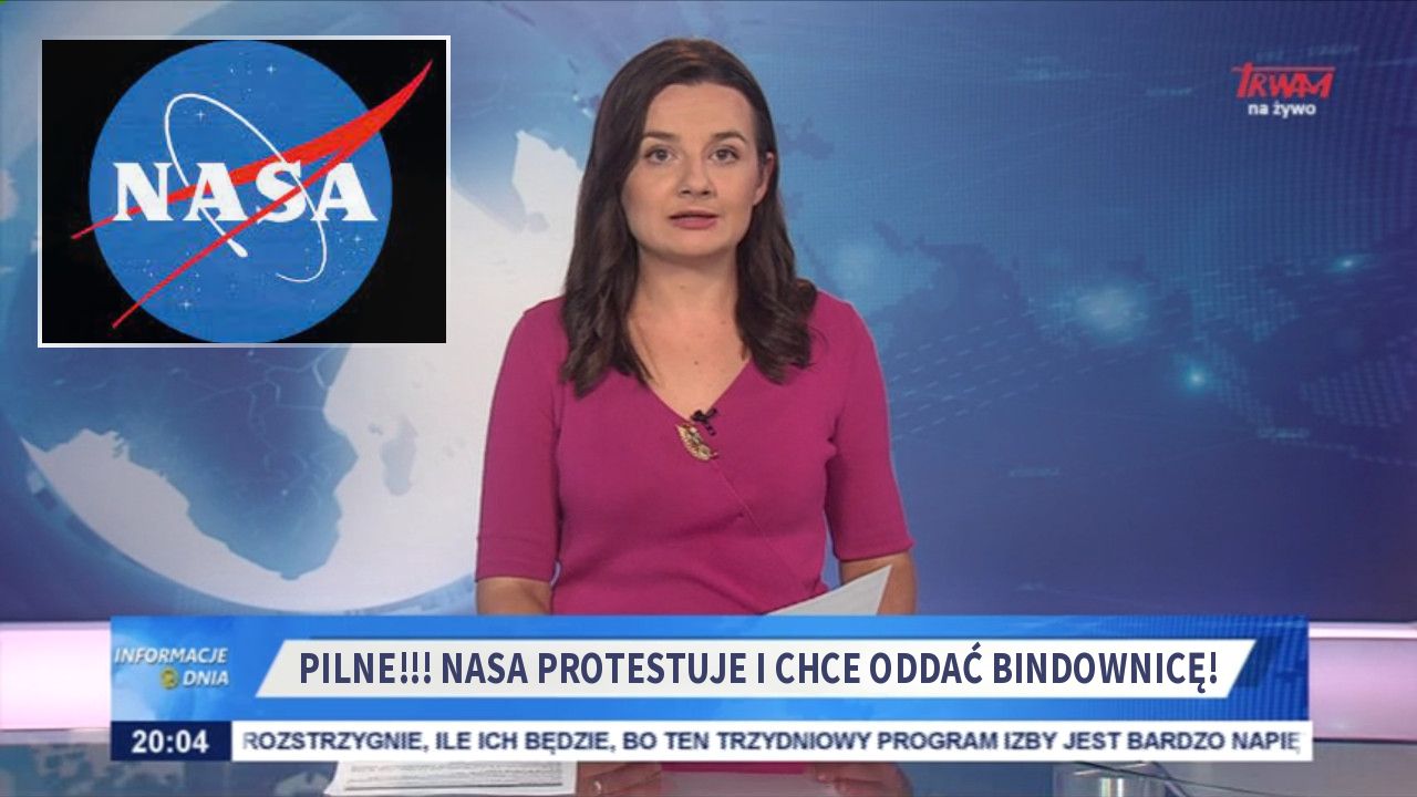 Pilne!!! nasa protestuje i chce oddać bindownicę!