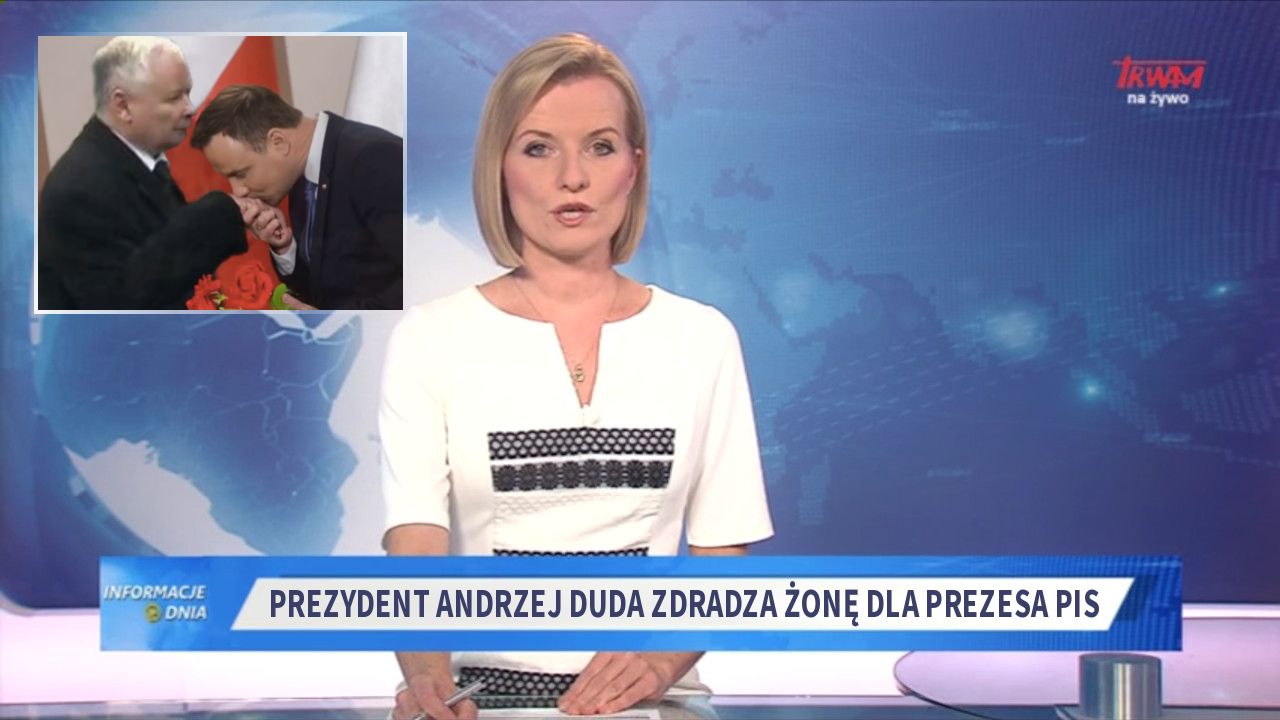 Prezydent Andrzej Duda zdradza żonę dla prezesa pis