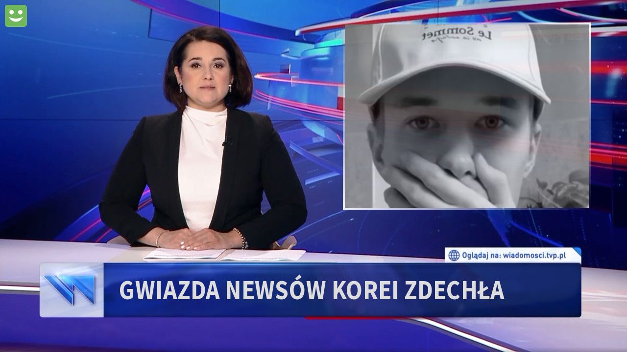 Gwiazda newsów Korei zdechła